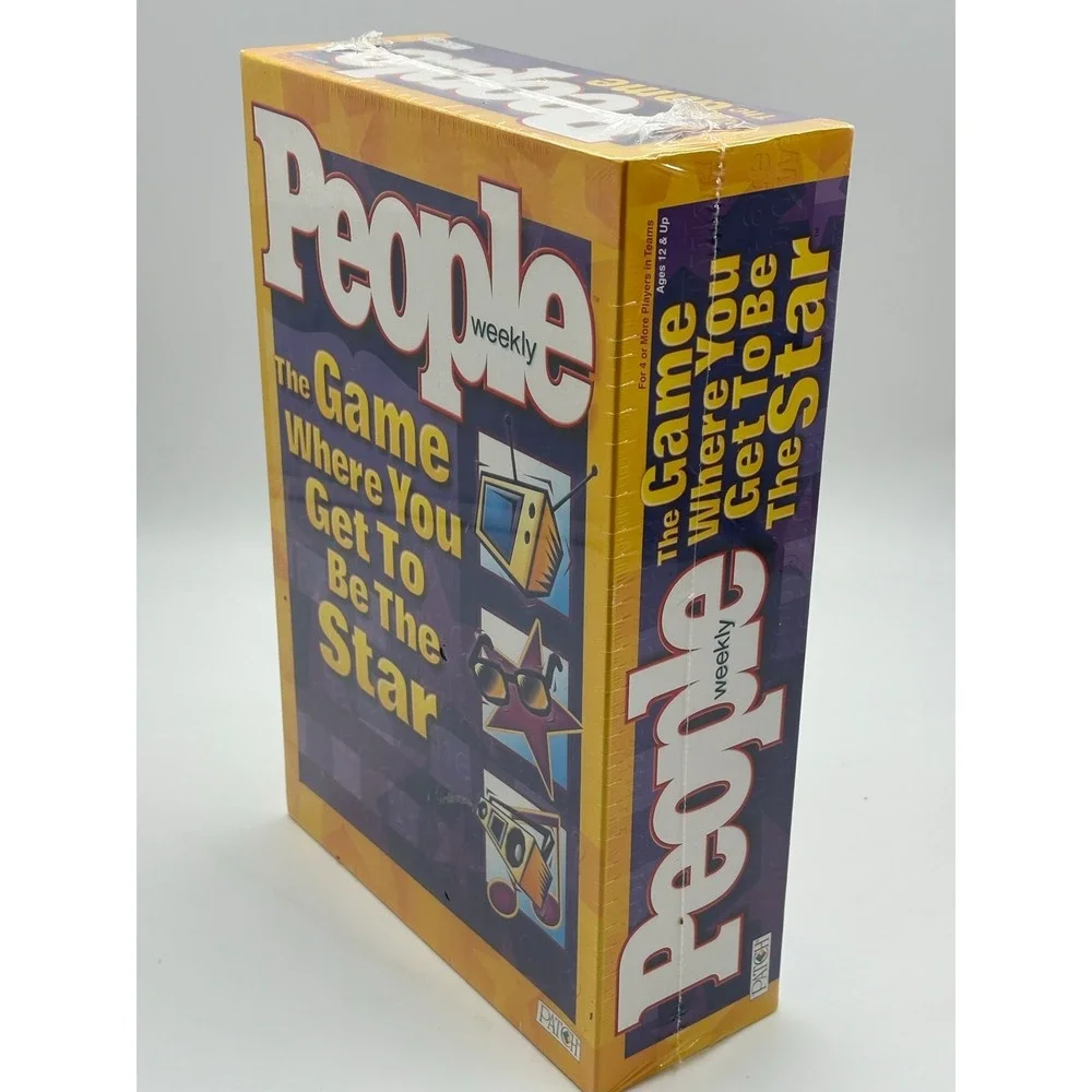 People Weekly: The Game Where You Get to Be the Star! Patch Products 2002 Sealed